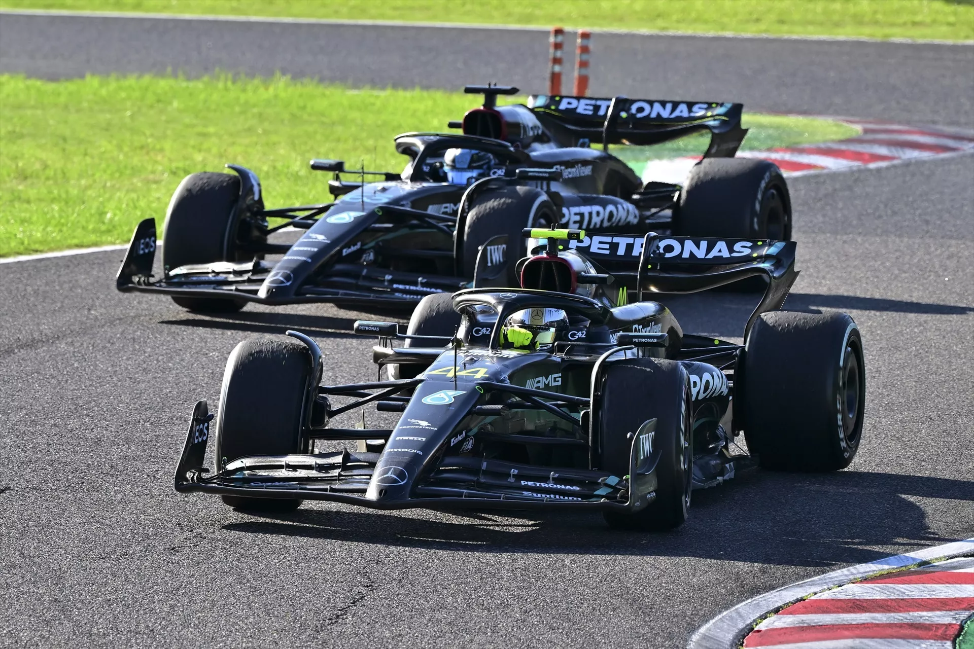 Hamilton y Russell en el GP de Japón / DPPI / EUROPA PRESS Hamilton y Russell en el GP de Japón / DPPI / EUROPA PRESS