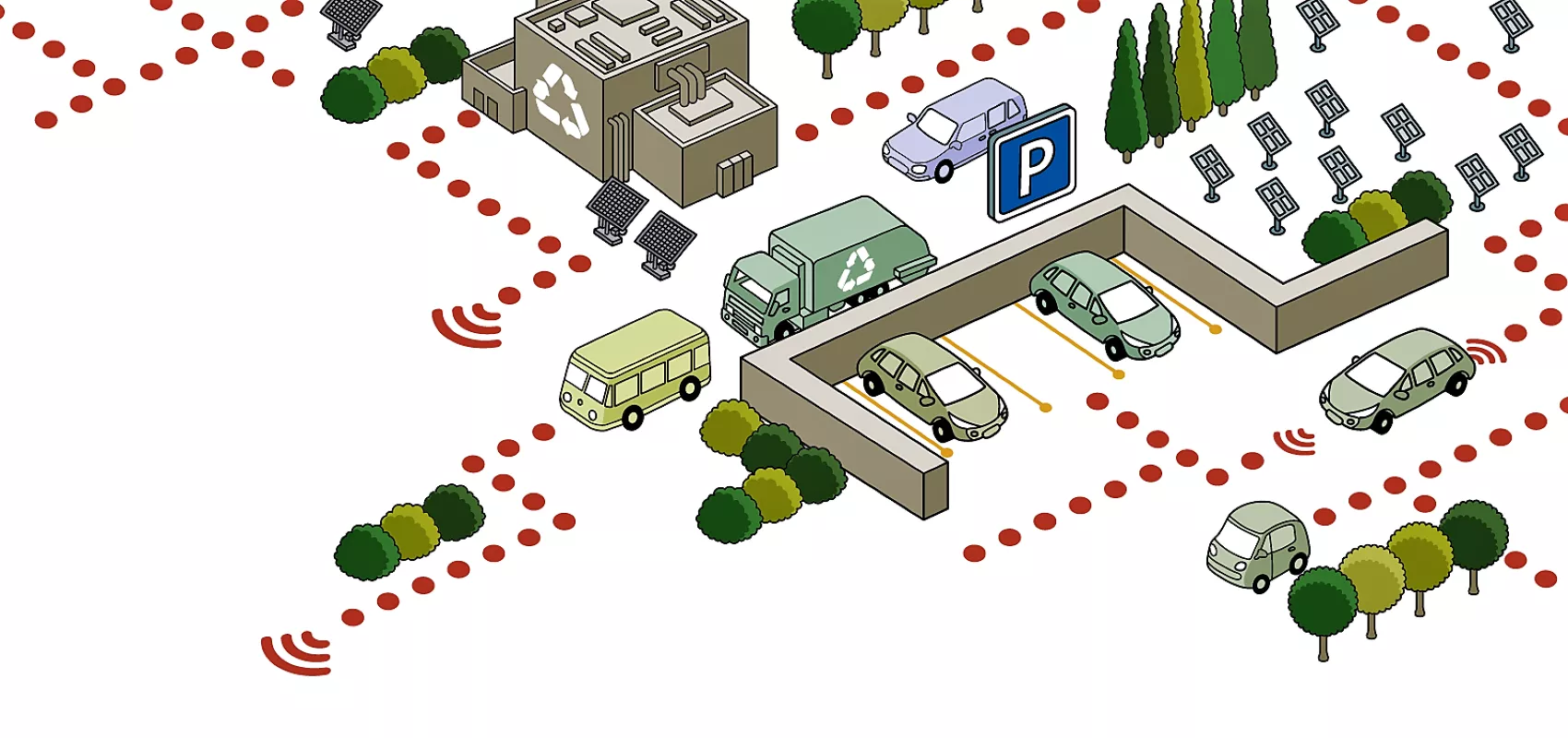 Ilustración de la revista Auto Mobility Trends 2023 / FERNANDO CADENAS
