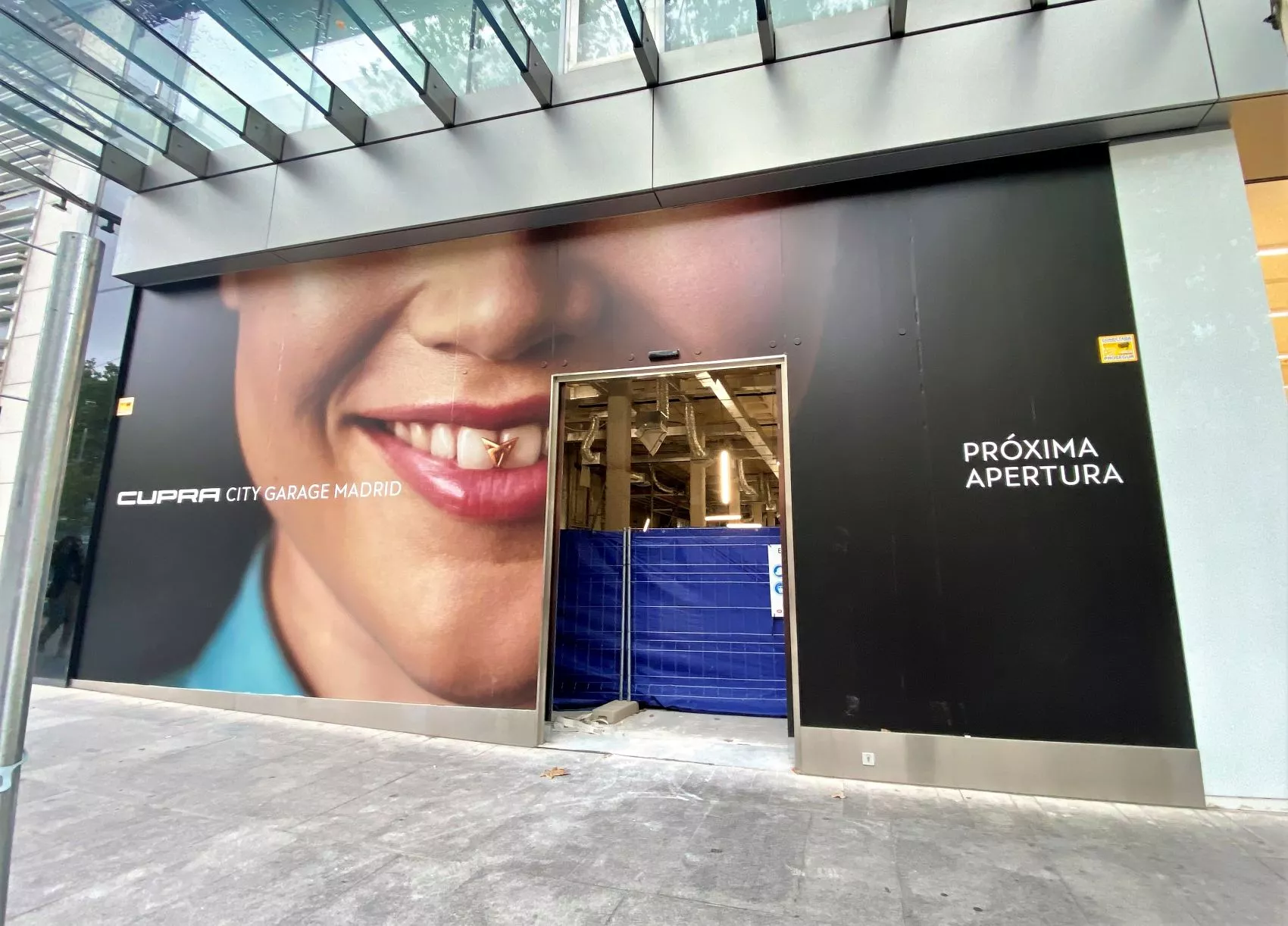 Obras del City Garage de Cupra en Madrid / A.M.