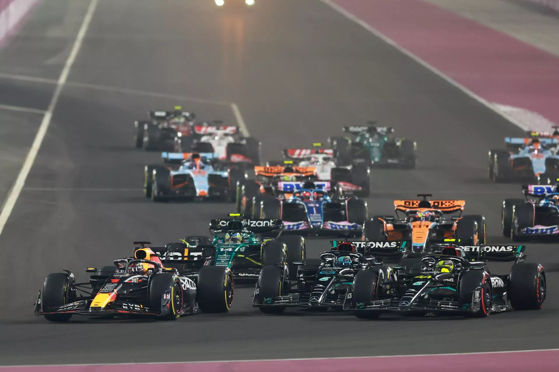 Salida del GP de F1 de Qatar / ALI HAIDER / EFE