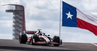 Un coche de Haas en el Circuito de las Américas de Texas / ROBERT BACKAM / CSM Un coche de Haas en el Circuito de las Américas de Texas / ROBERT BACKAM / CSM