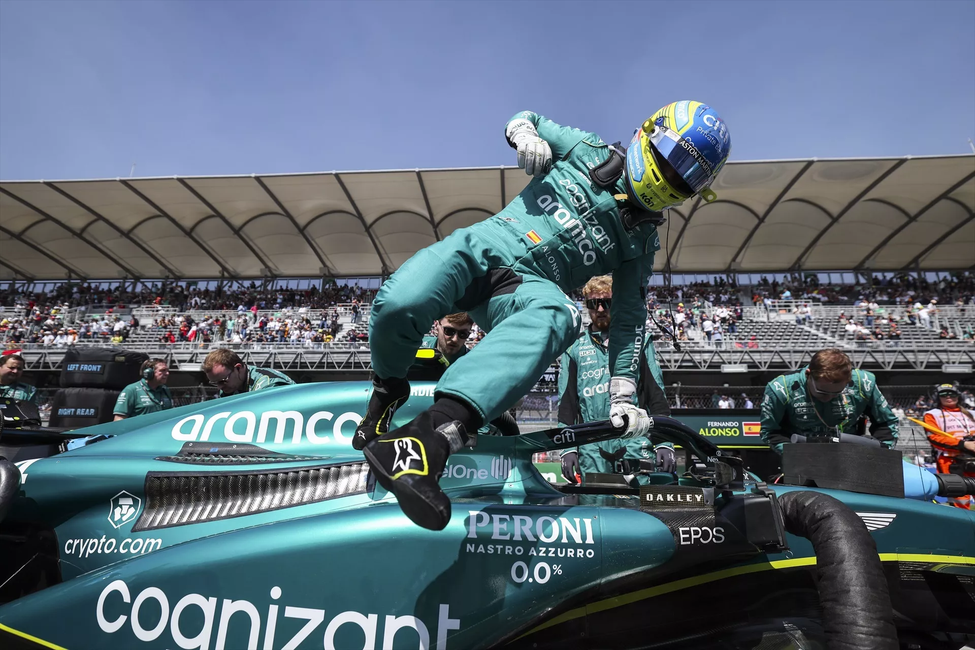 Fernando Alonso en el GP de México / FLORENT GOODEN / EUROPA PRESS