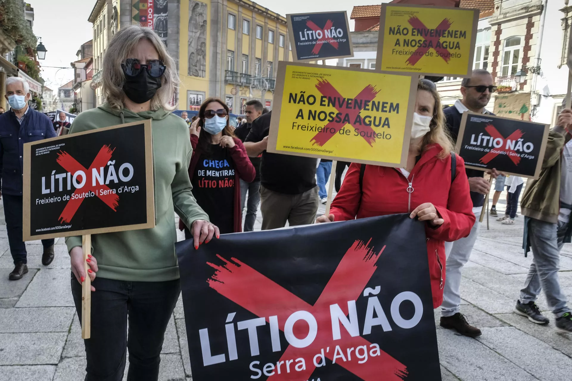 Protesta contra la mina de litio de Portugal / ARMÉNIO BELO / EFE