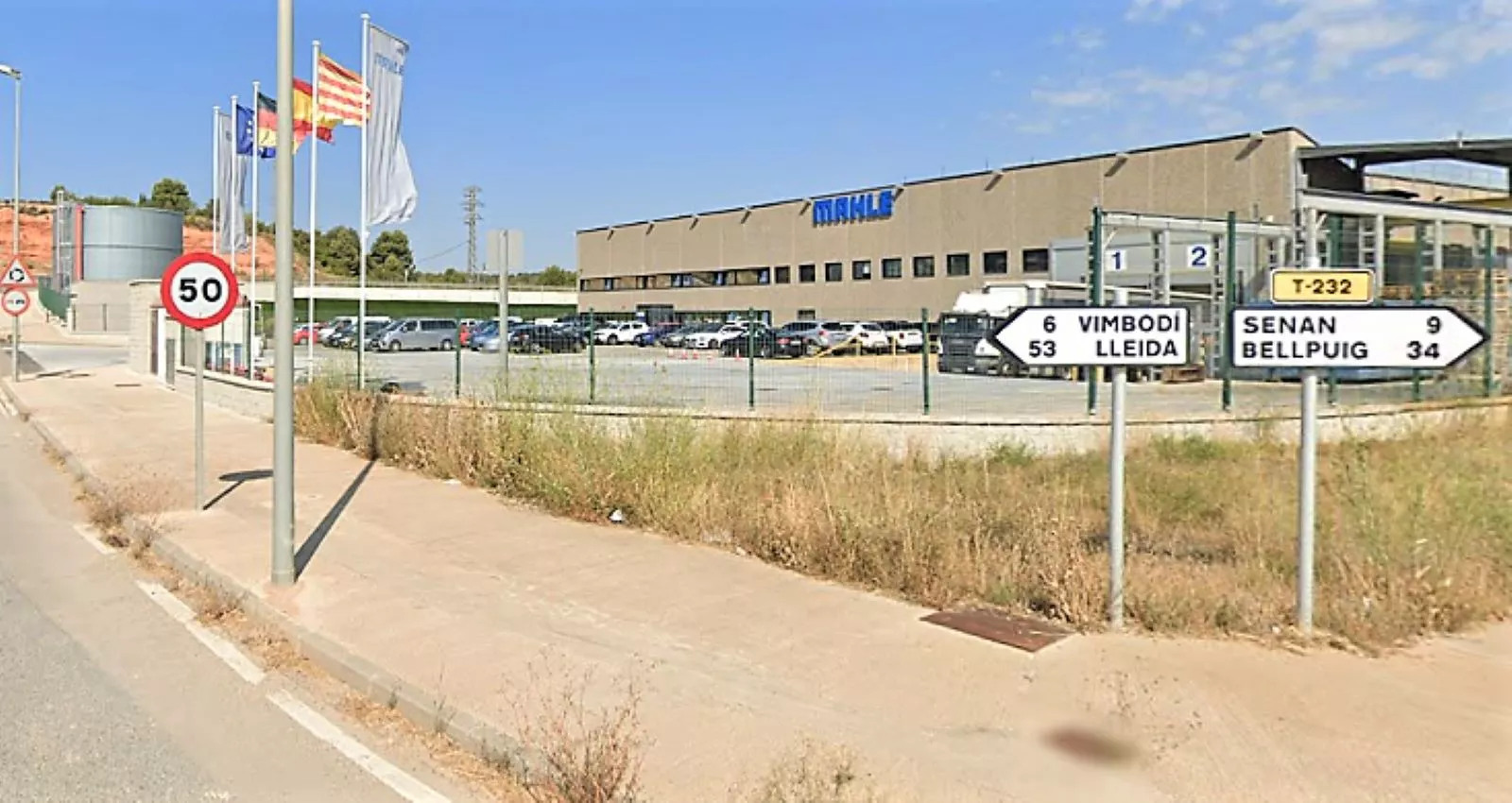 Fábrica de Mahle en Espluga de Francolí / GOOGLE MAPS
