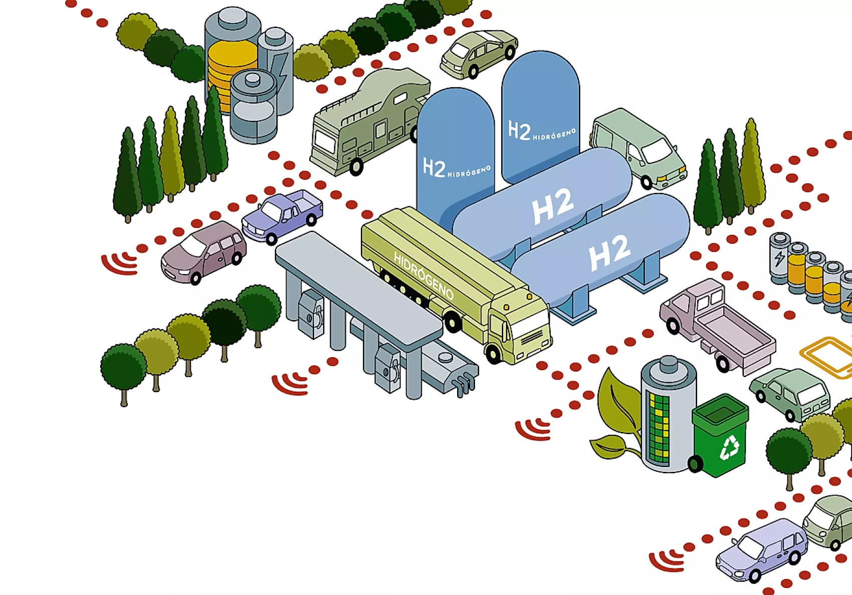 Ilustración de Auto Mobility Trends / FERNANDO CADENAS