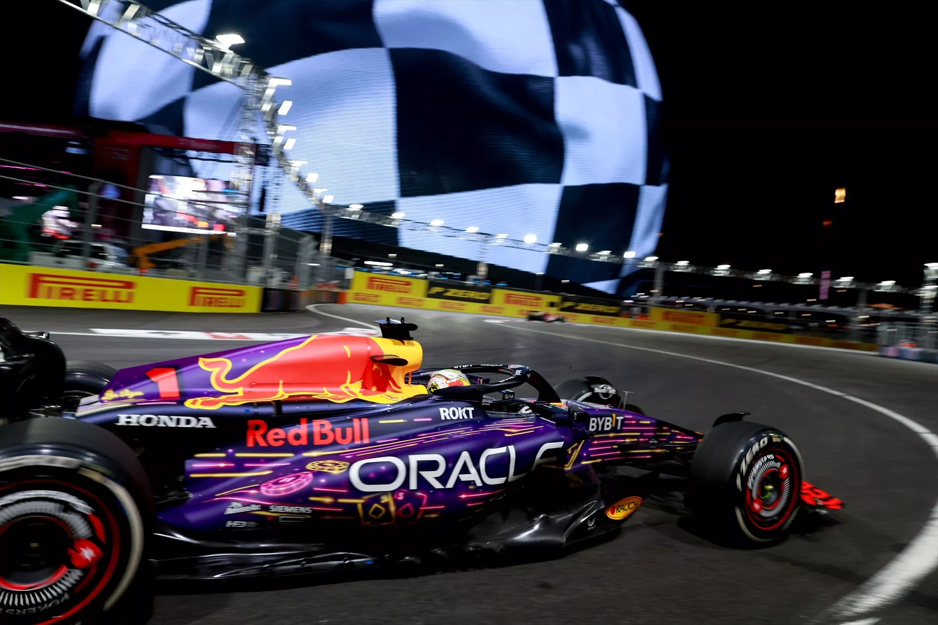 Verstappen tras ganar en Las Vegas en 2023 / EUROPA PRESS
