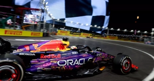Verstappen tras ganar en Las Vegas / EUROPA PRESS Verstappen tras ganar en Las Vegas / EUROPA PRESS