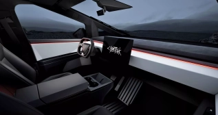 Interior de Tesla Cybertruck Interior de Tesla Cybertruck