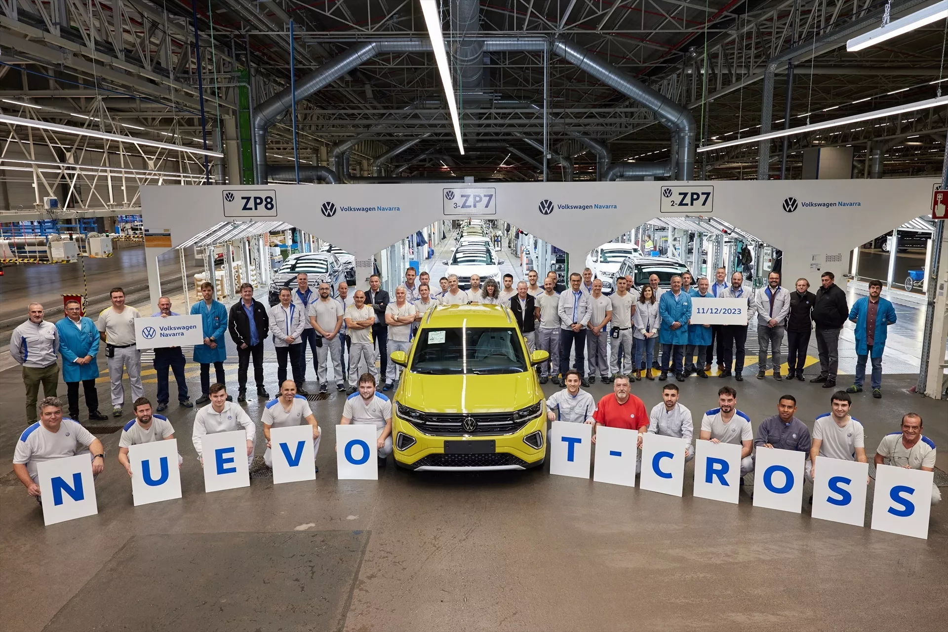 Volkswagen T-Cross 2024 en la planta de Navarra / VW