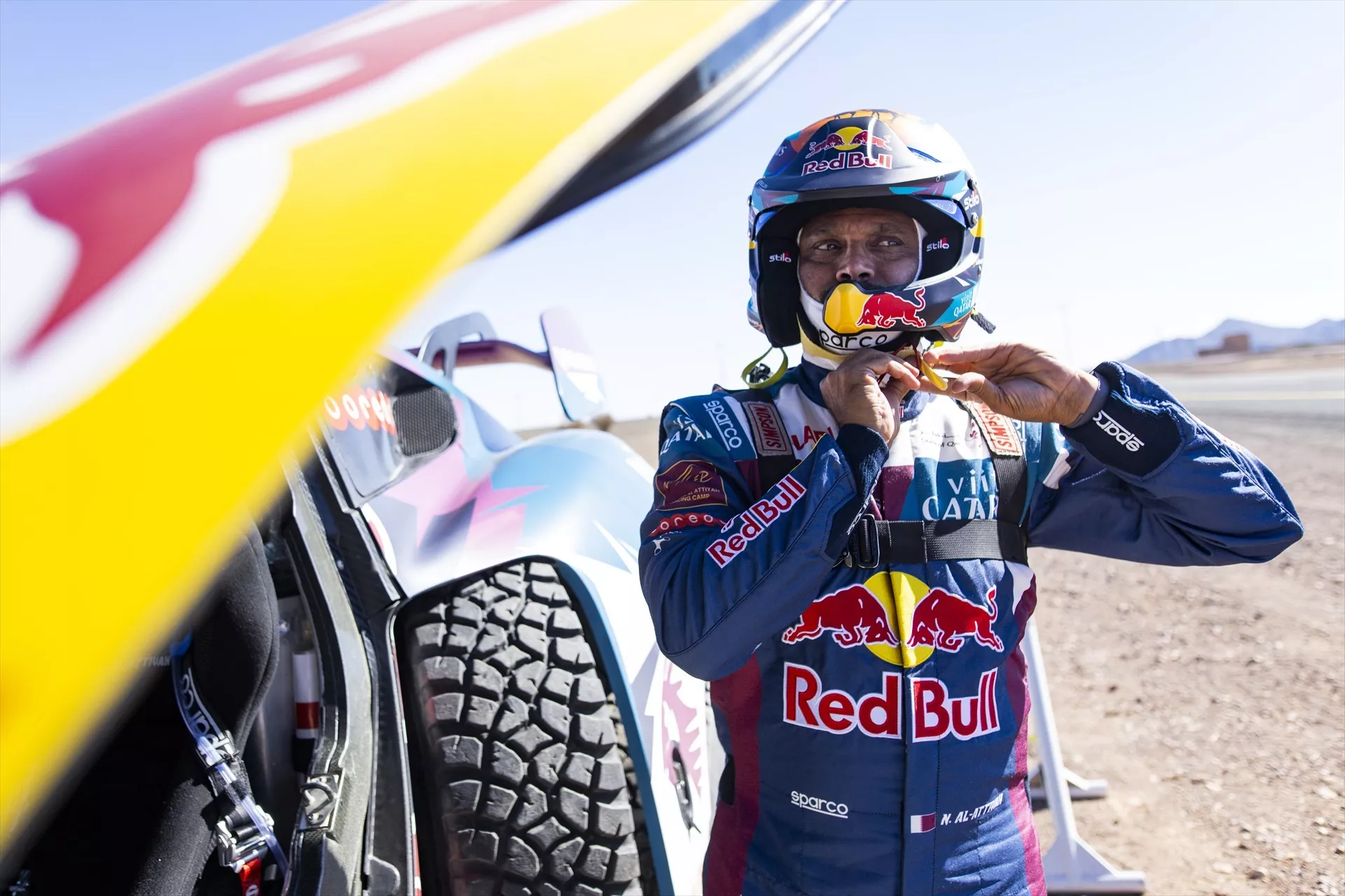 Al-Attiyah, ganador del Dakar 2023, con su nuevo equipo Prodrive Hunter / JULIEN DELFOSSE / EUROPA PRESS