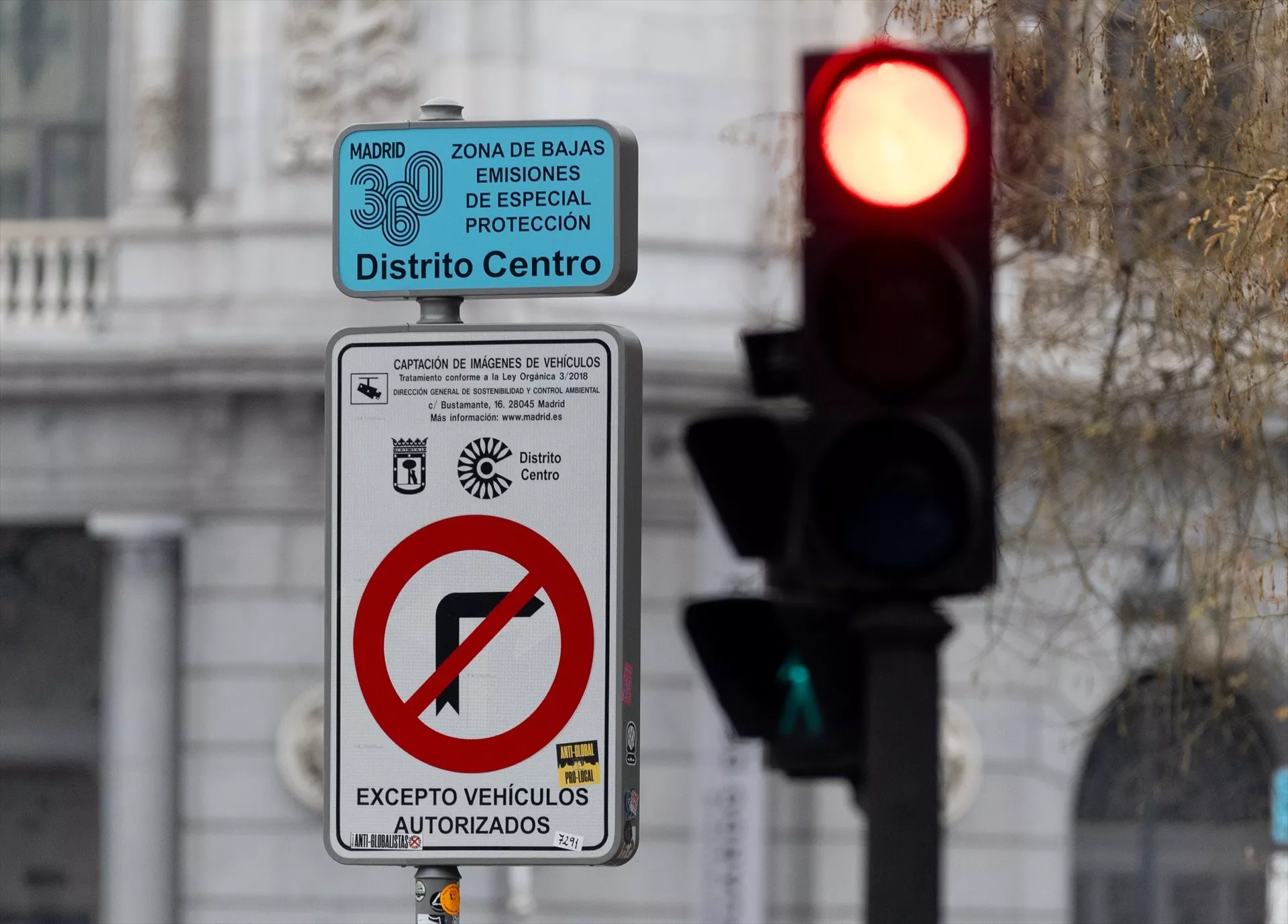 Señalización de la Zona de Bajas Emisiones Madrid 360 / EDUARDO PARRA / EUROPA PRESS