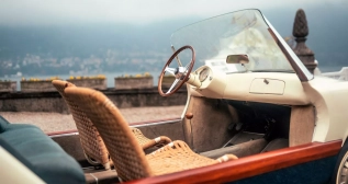 Interior del Fiat 500 Spiaggina