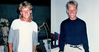 Un joven Wayne Griffiths en Manchester Un joven Wayne Griffiths en Manchester