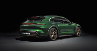 Parte trasera del Porsche Taycan Parte trasera del Porsche Taycan