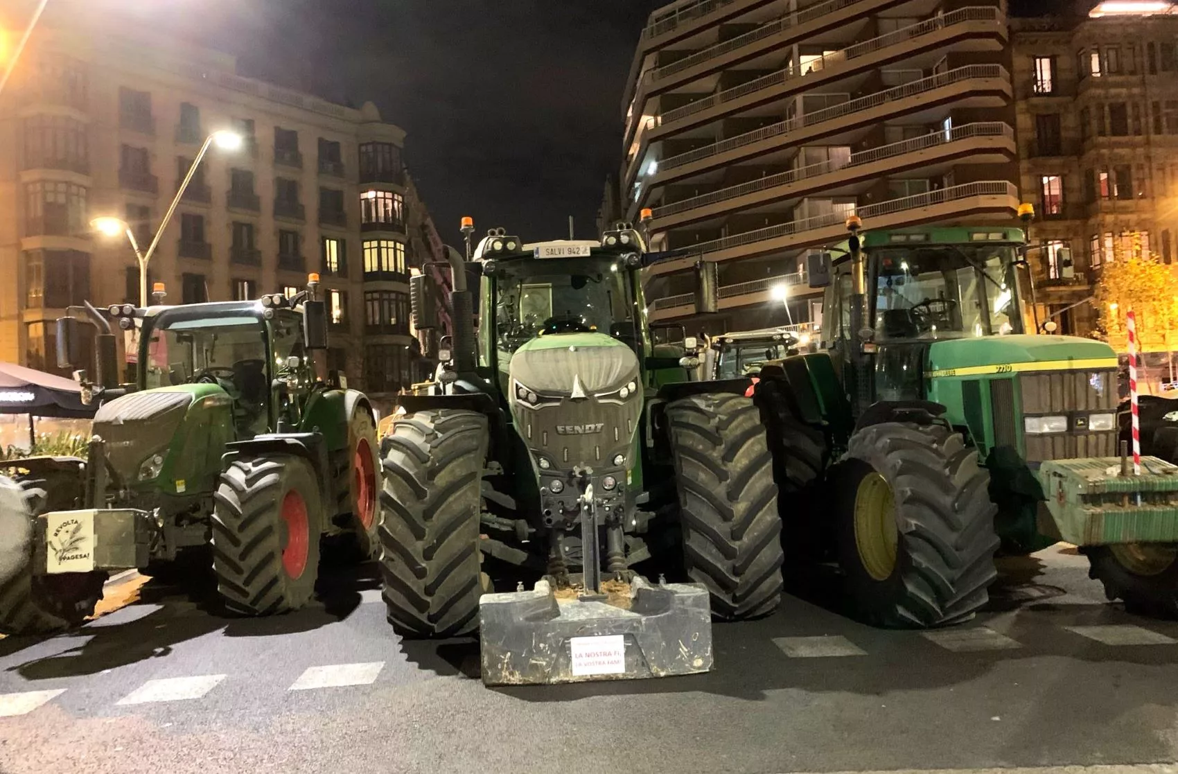 Tractorada en Barcelona Tractorada en Barcelona