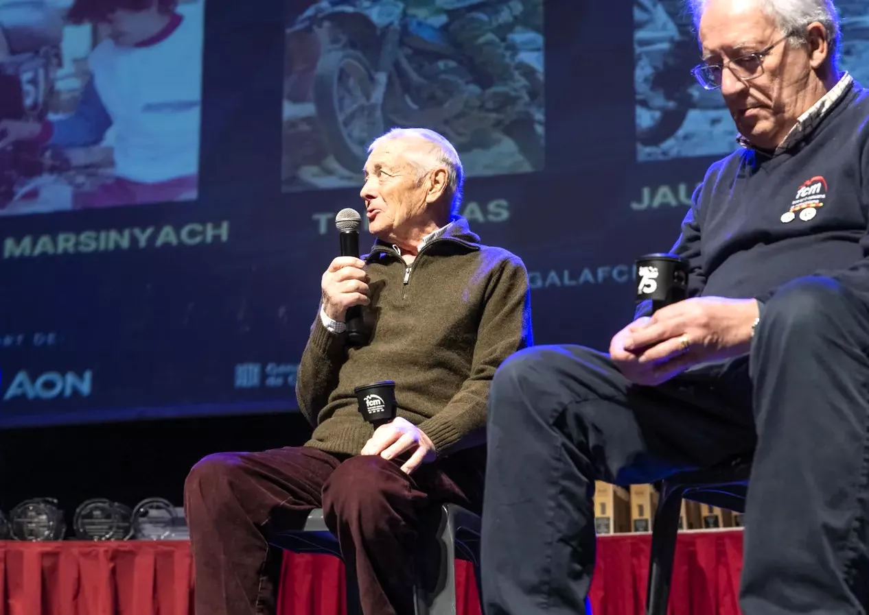 Jaime Bordoy en un homenaje de la Federación de Motociclismo / FCM