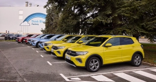 El nuevo Volkswagen T Cross en la planta de Navarra / VW