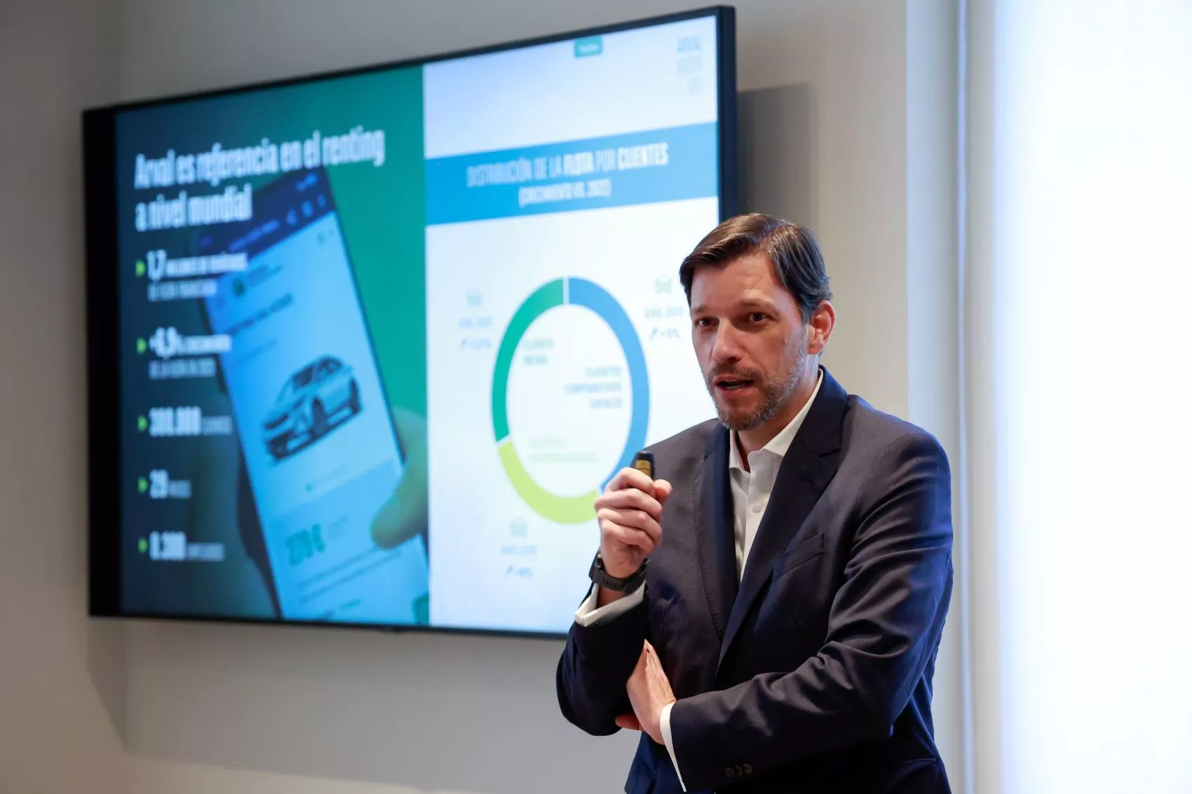 El director general de Arval España, Miguel Cabaça