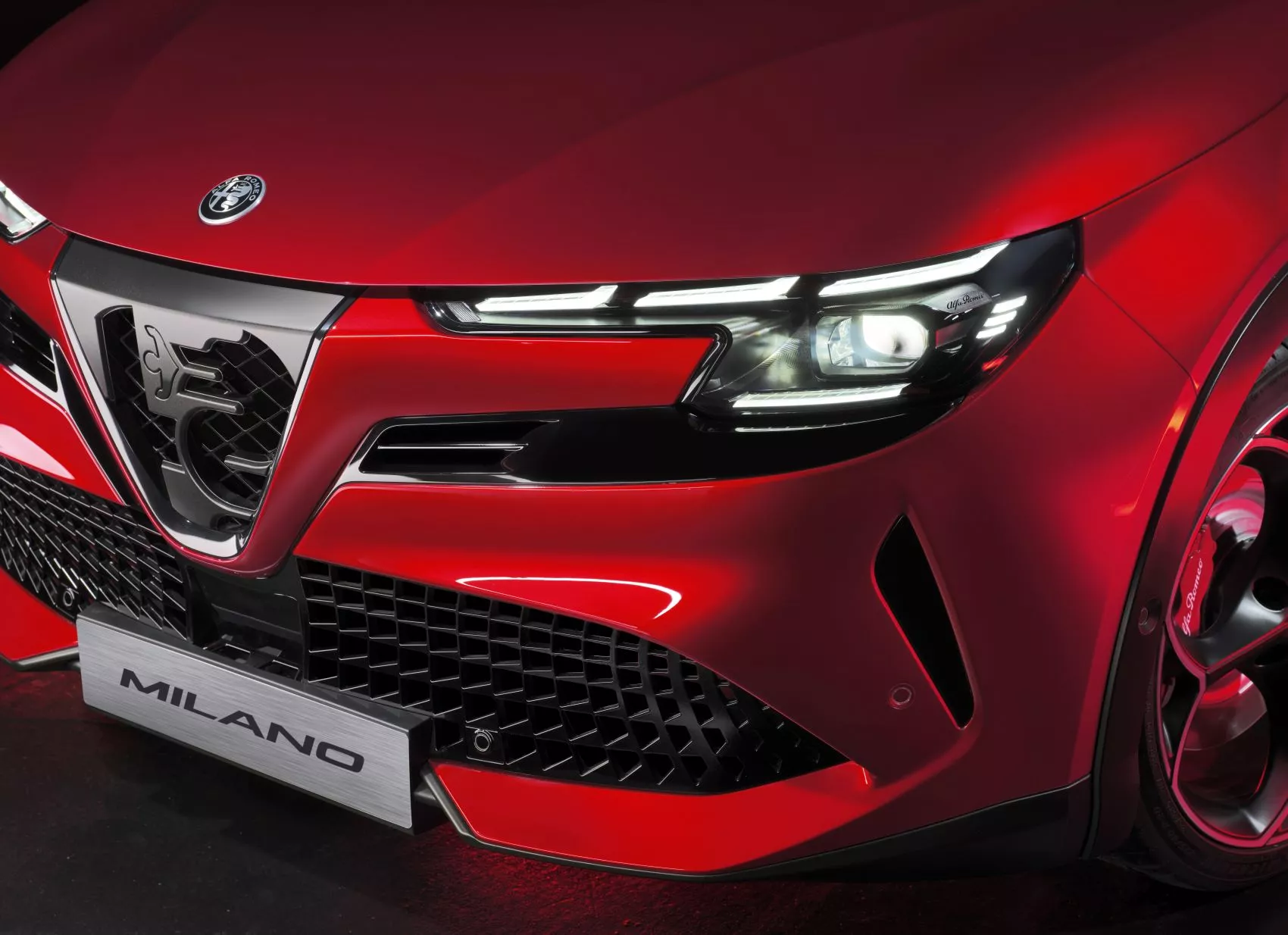 Frontal del nuevo Alfa Romeo Milano
