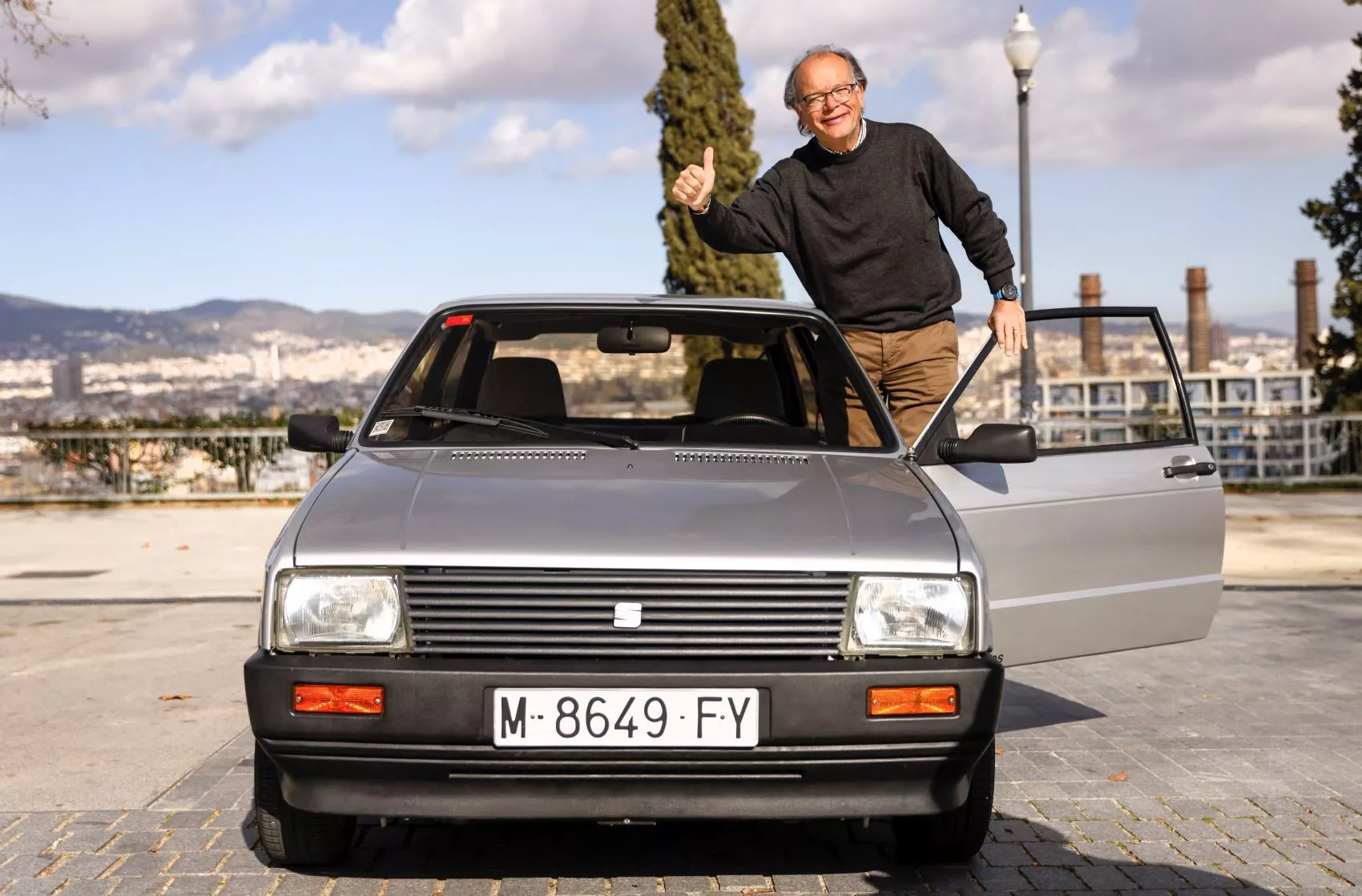 Josep Viaplana se reencuentra con el Seat Ibiza campeón / T.F.
