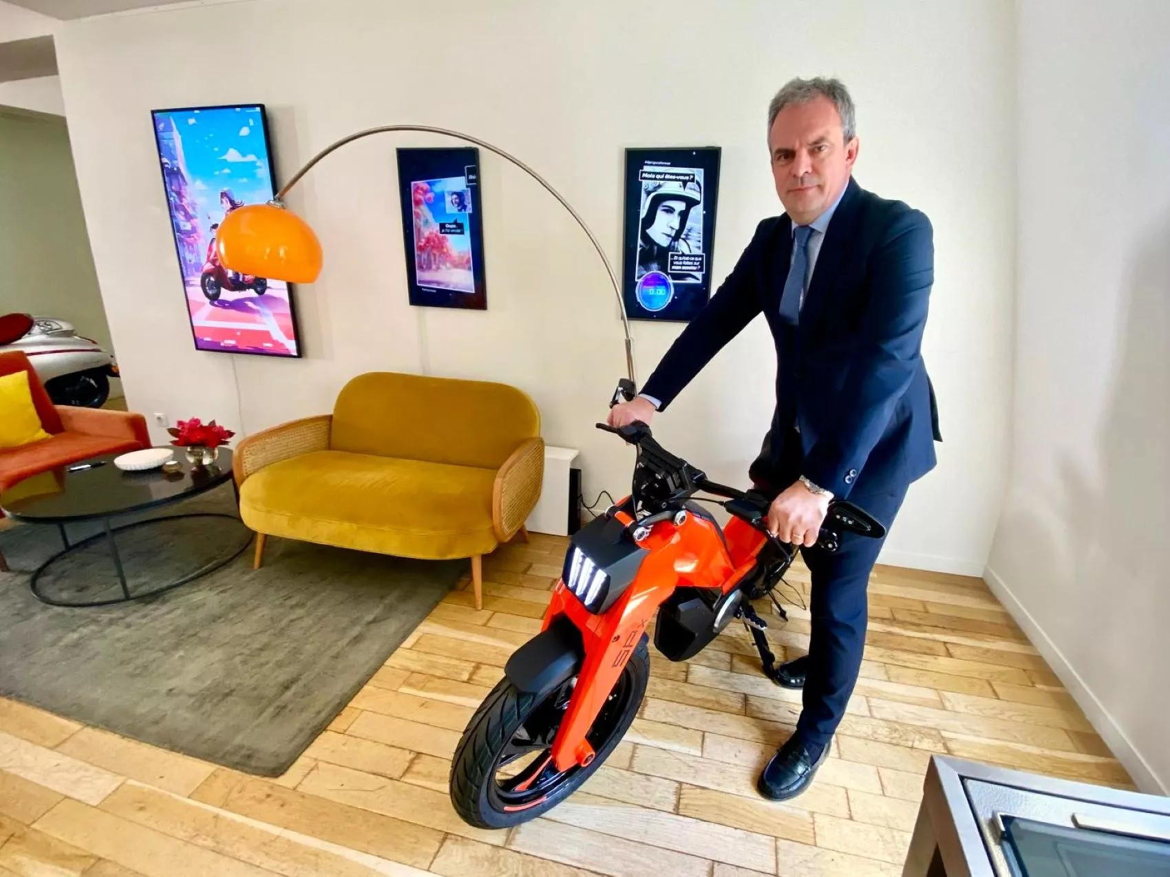 Eric Apode, CEO de Peugeot Motorcycles / A.M. Eric Apode, CEO de Peugeot Motorcycles / A.M.