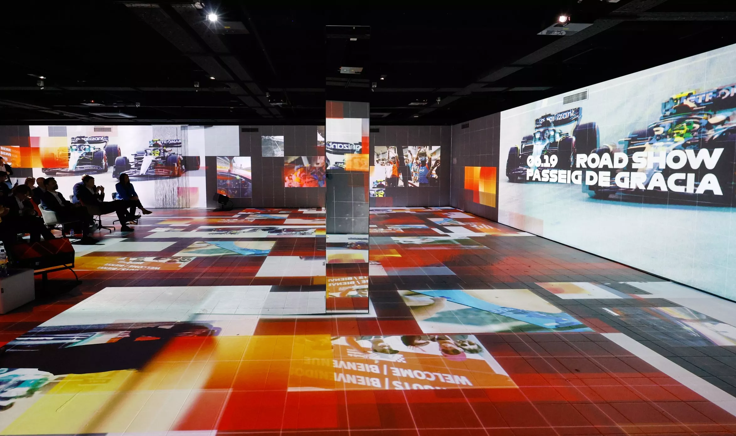 Presentación del espectáculo de la F1 en Barcelona