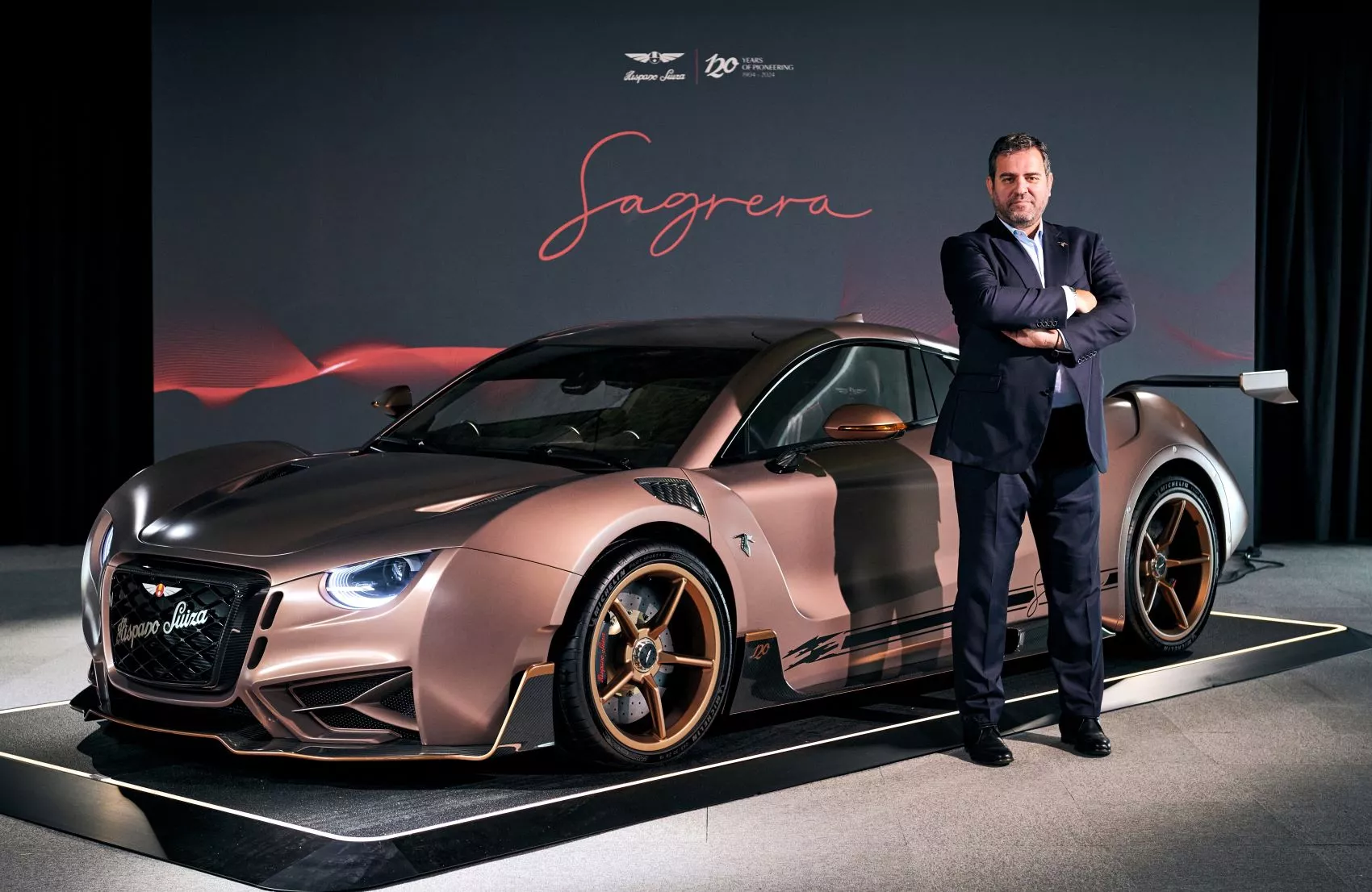 Sergio Martinez Campos explica el Hispano Suiza Carmen Sagrera / HS