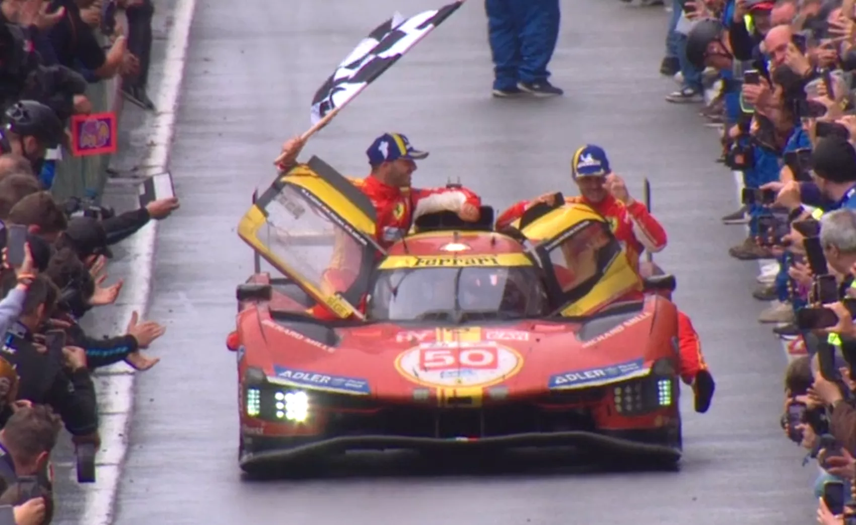 Los pilotos ganadores de Ferrari en Le Mans