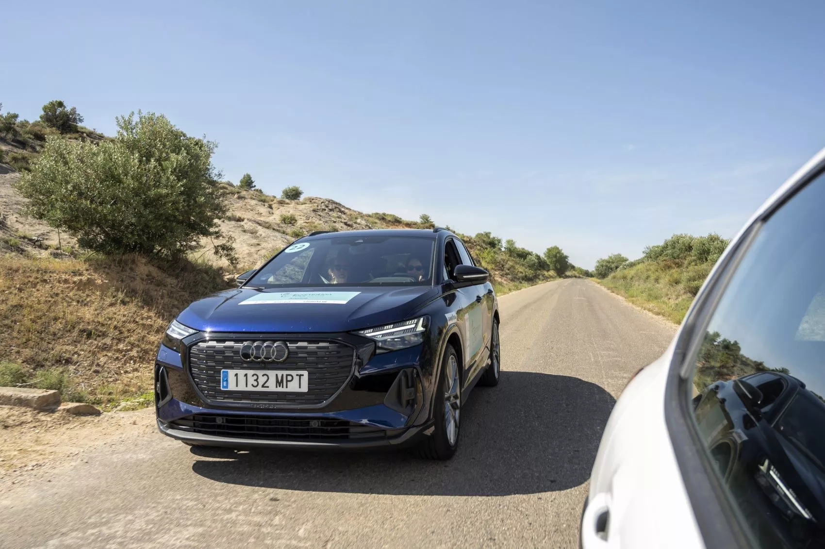 El Audi Q4 e-tron en el Ecomotion Tour de Ayvens El Audi Q4 e-tron en el Ecomotion Tour de Ayvens