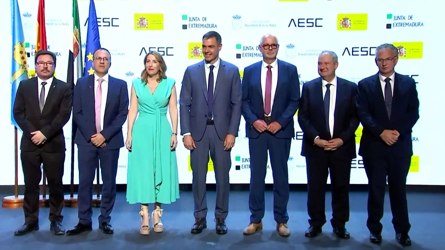 Primera piedra de la gigafactoría de Envision en Extremadura / LA MONCLOA