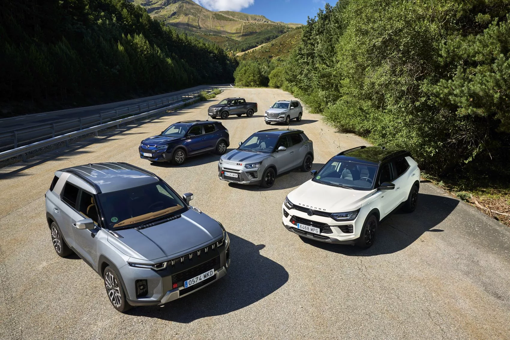 Gama de modelos de KGM, antes SsangYong