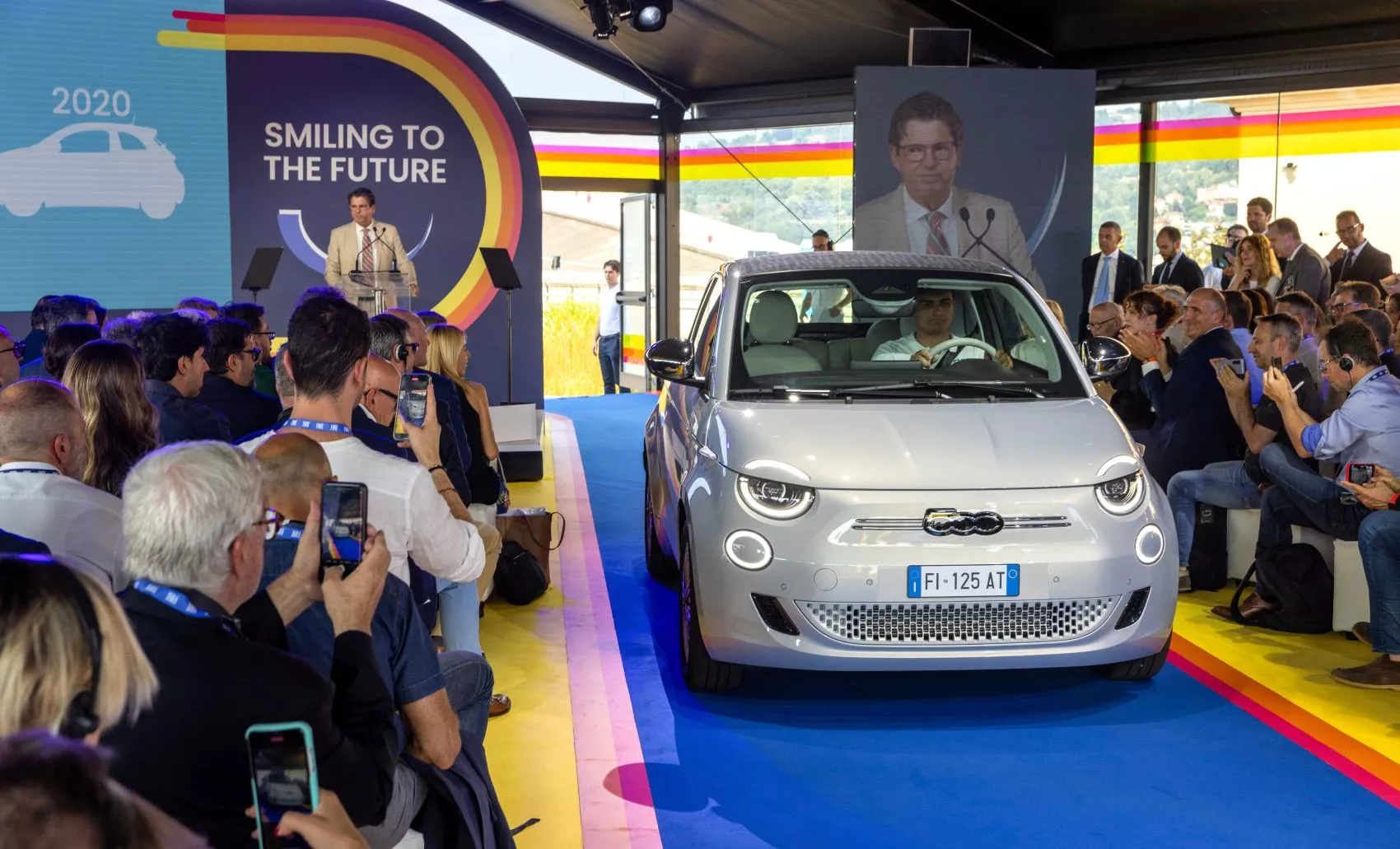 500e Armani en el acto del 125 aniversario de Fiat