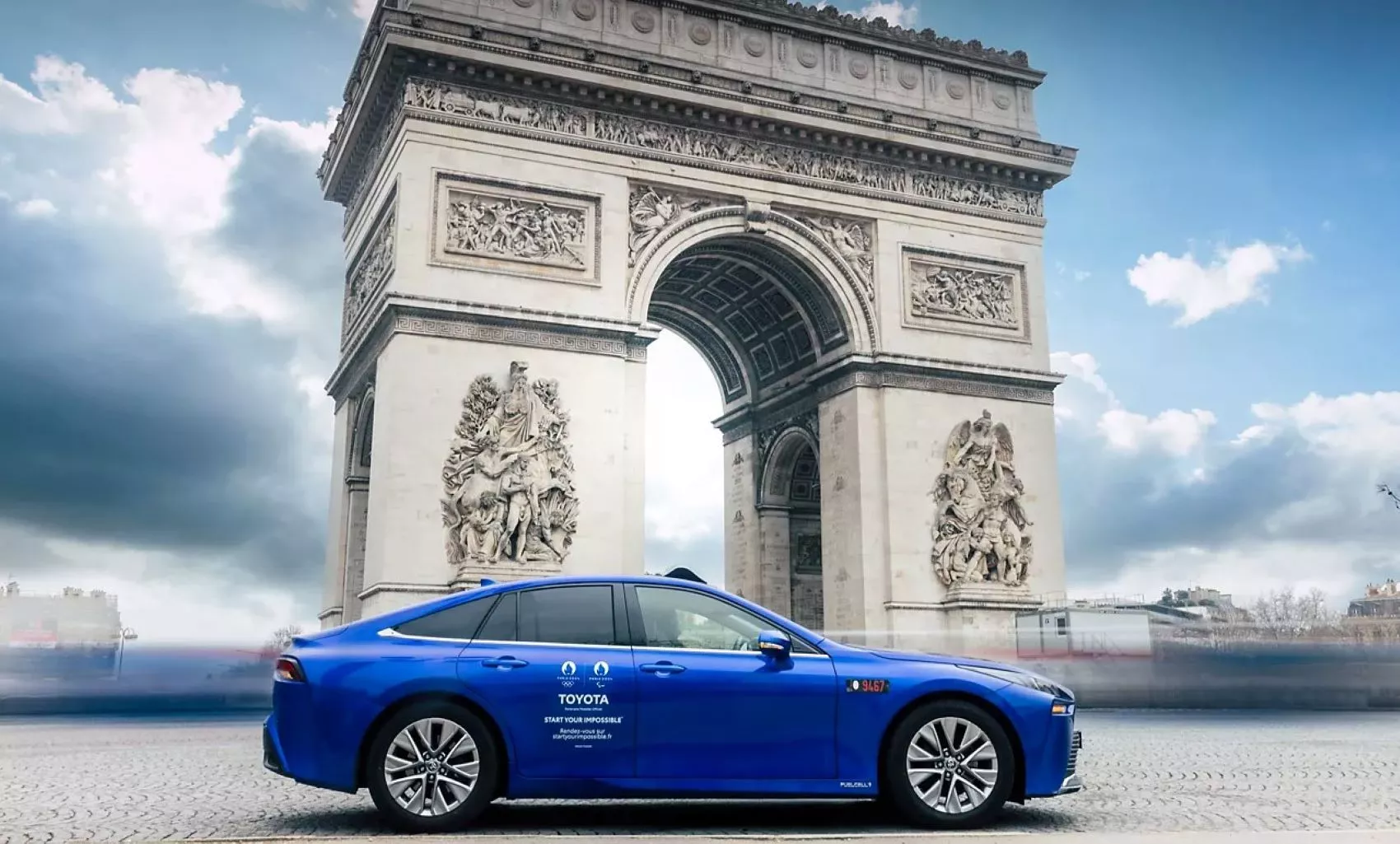 Toyota Mirai en los Juegos Olímpicos de París