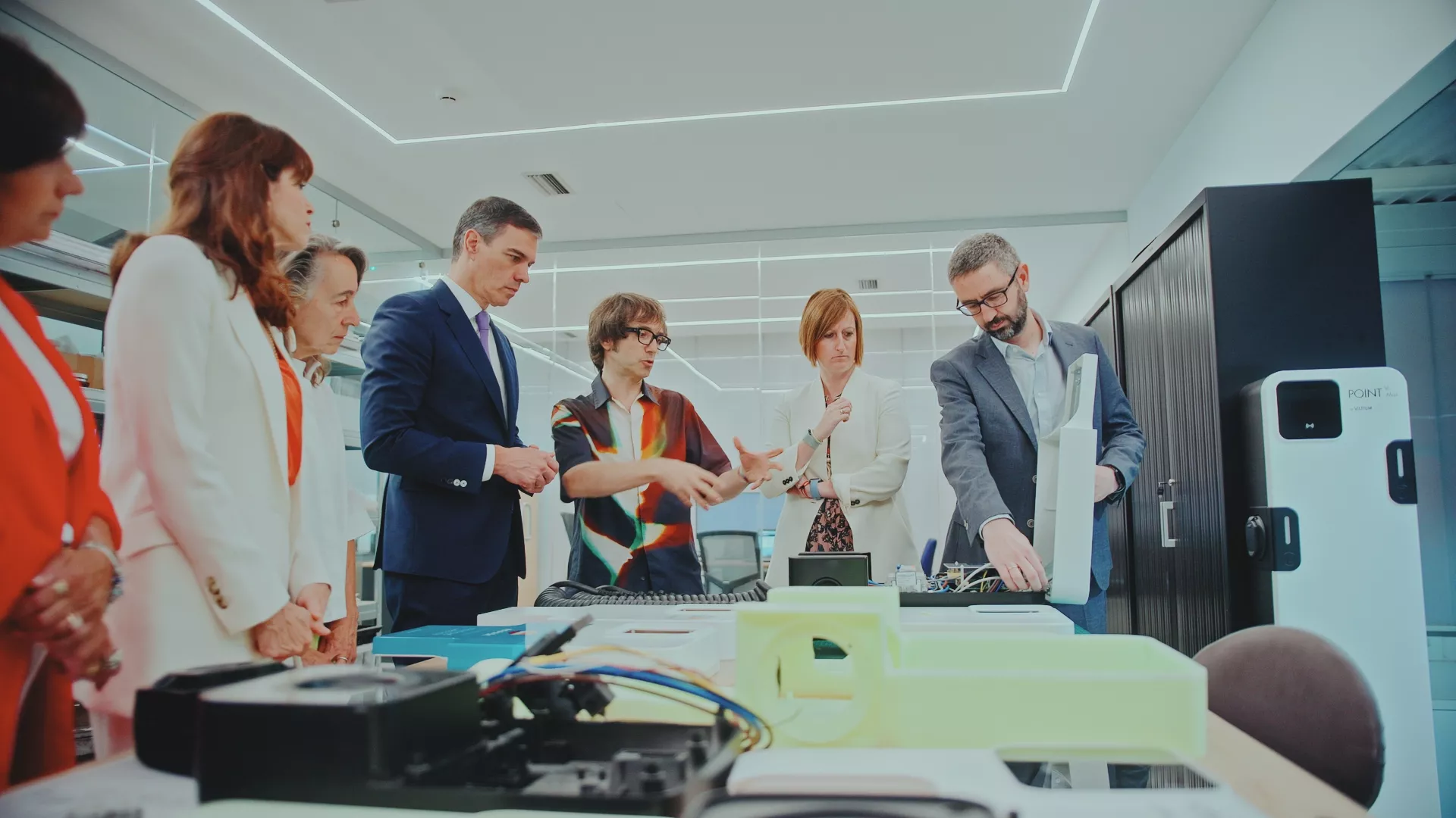 Pedro Sánchez en Veltium / X VELTIUM