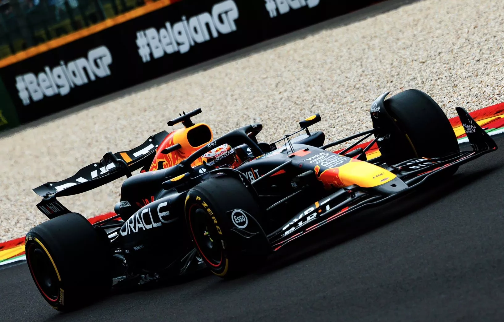 Max Verstappen en el GP de Bélgica / X VERSTAPPEN