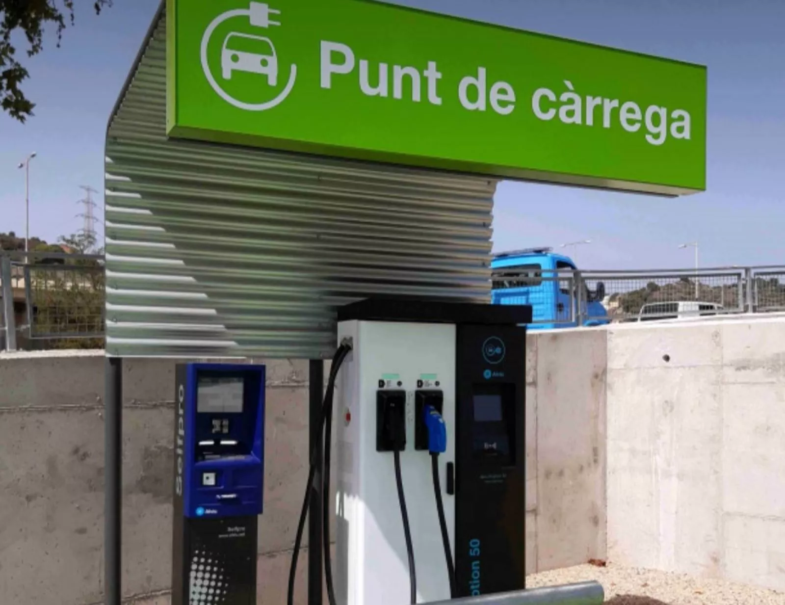 Punto de carga de vehículos eléctricos de Bon Preu Esclat