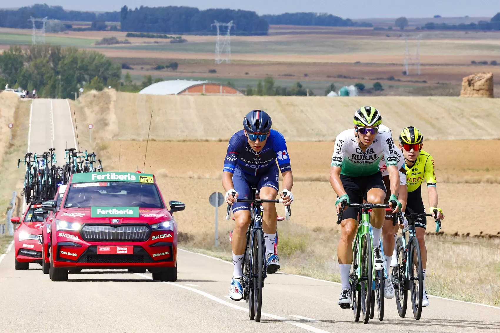 Uno de los Skoda eléctricos en la Vuelta Ciclista a España / SKODA Uno de los Skoda eléctricos en la Vuelta Ciclista a España / SKODA