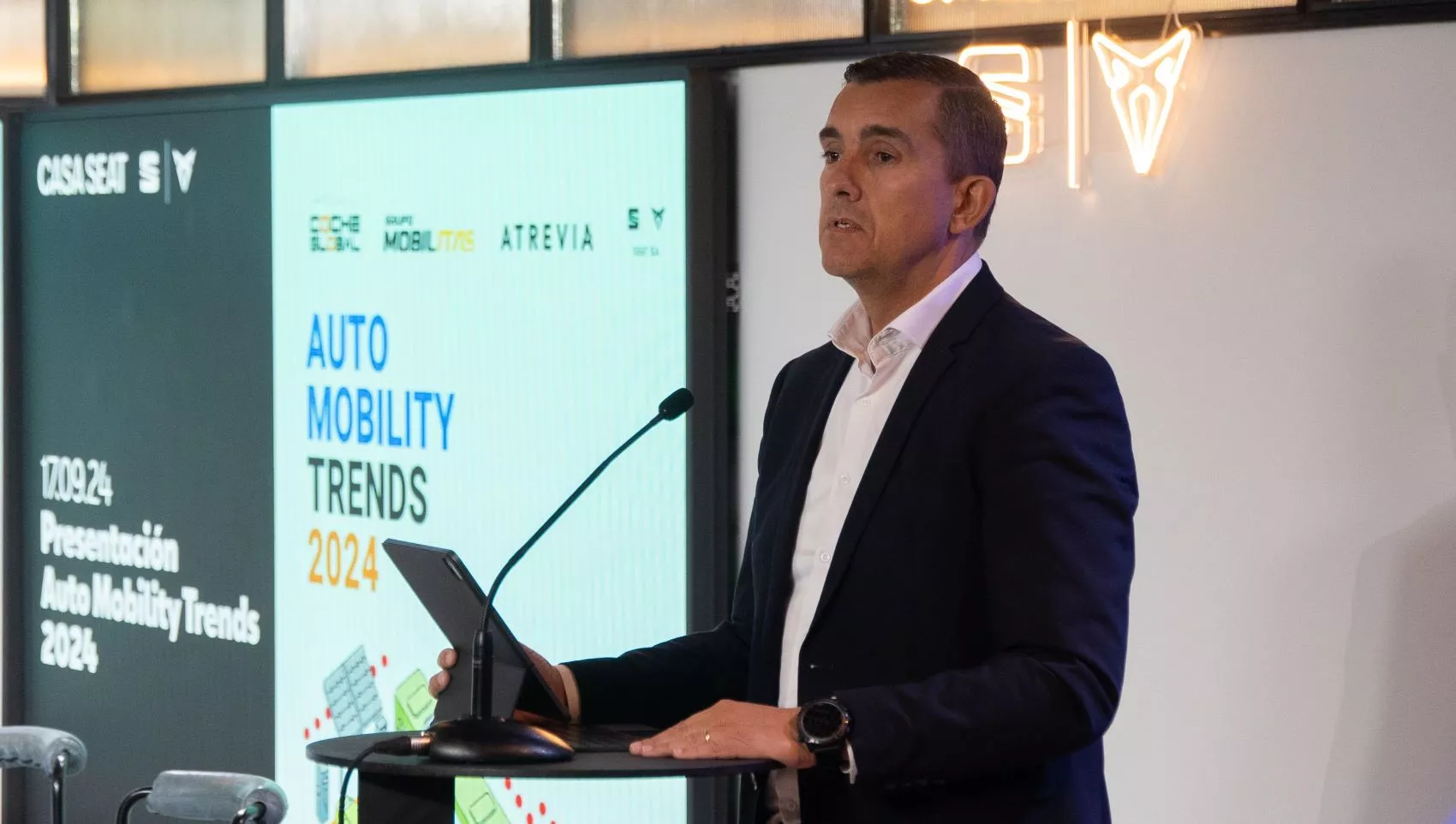 Marc Riera (Seat) en Auto Mobility Trends
