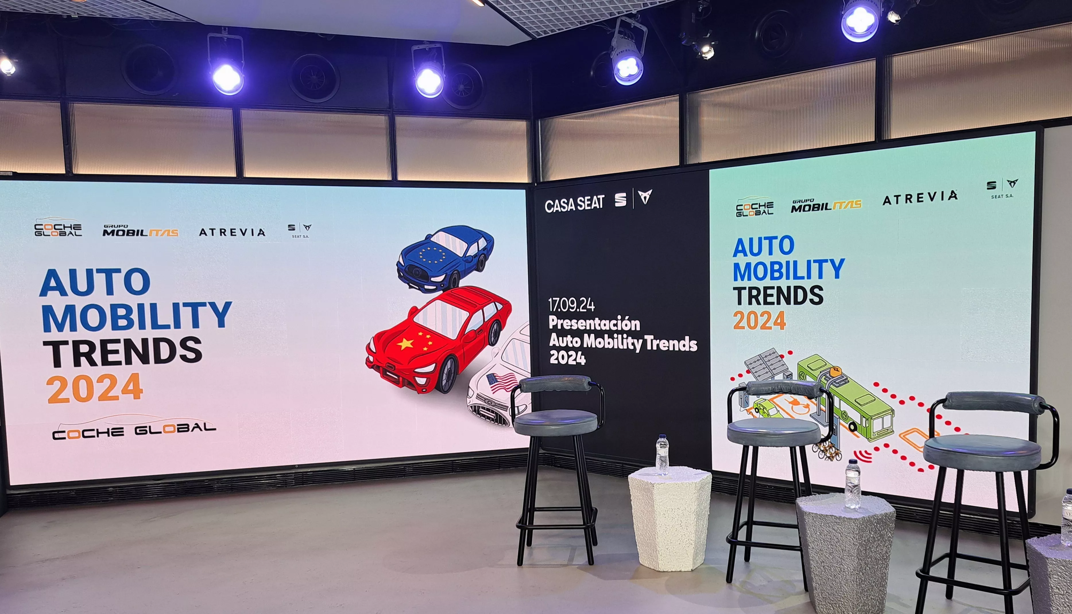 Escenario de la presentación de Auto Mobility Trends 2024 / T.F.