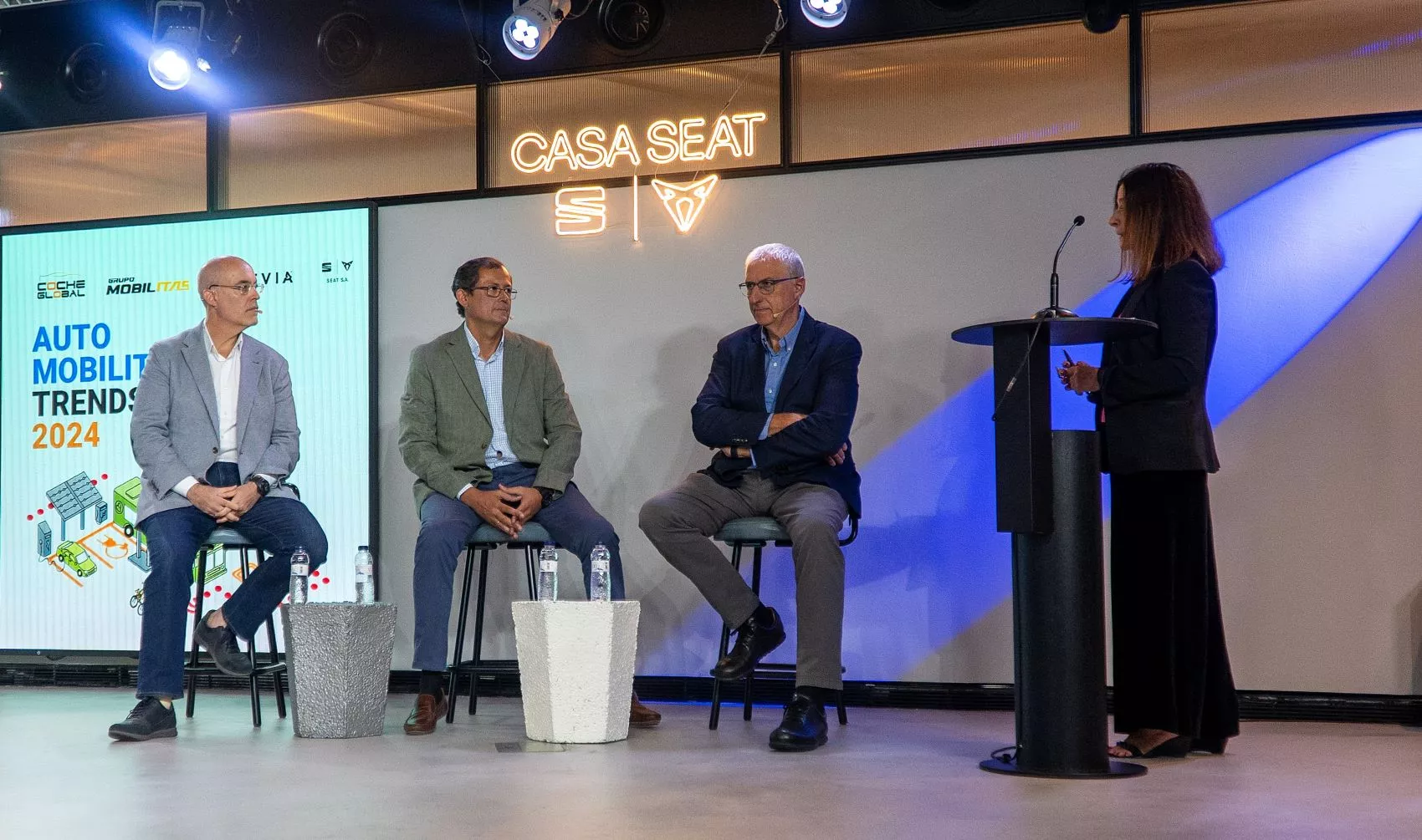 Mesa sobre movilidad en Auto Mobility Trends 2024 en Casa Seat