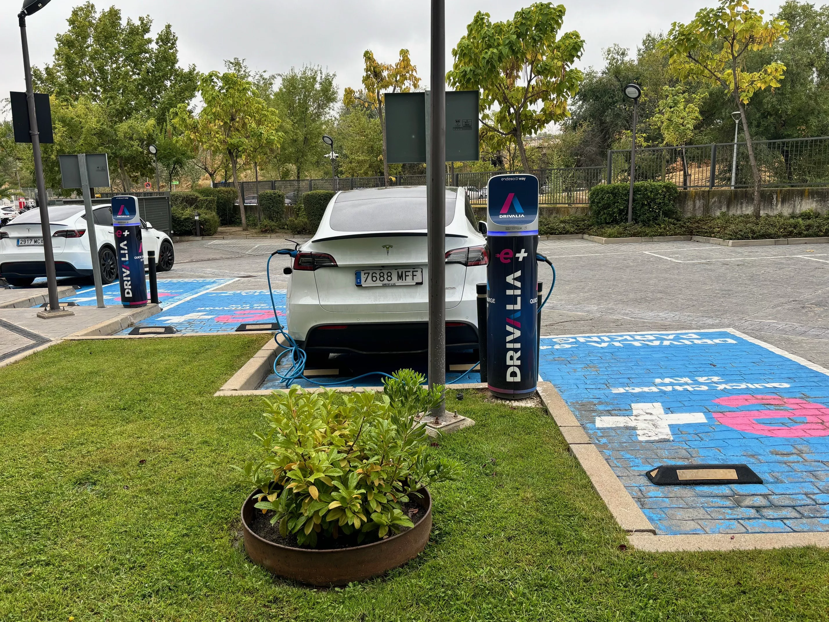 Estación de carga de vehículos eléctricos de Drivalia