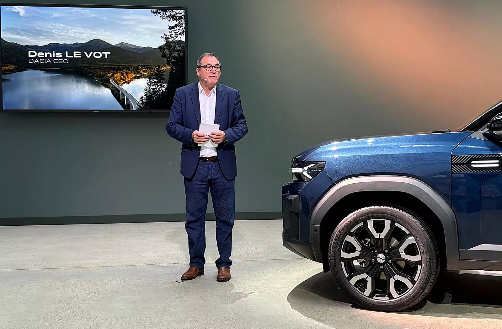 Denis Le Vot con el Dacia Bigster Denis Le Vot con el Dacia Bigster