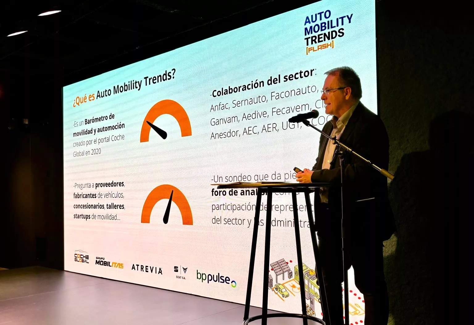 Presentación del Barómetro Auto Mobility Trends 2024 en el Cupra City Garage de Madrid