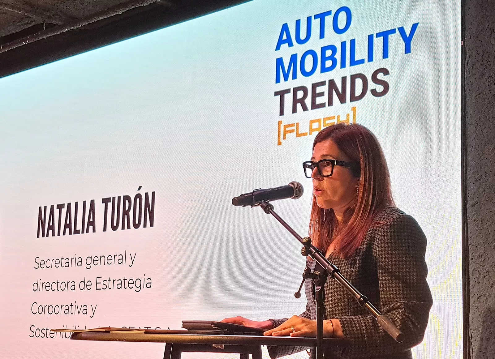 Natalia Turón, secretaria general de Seat, en Auto Mobility Trends en Madrid