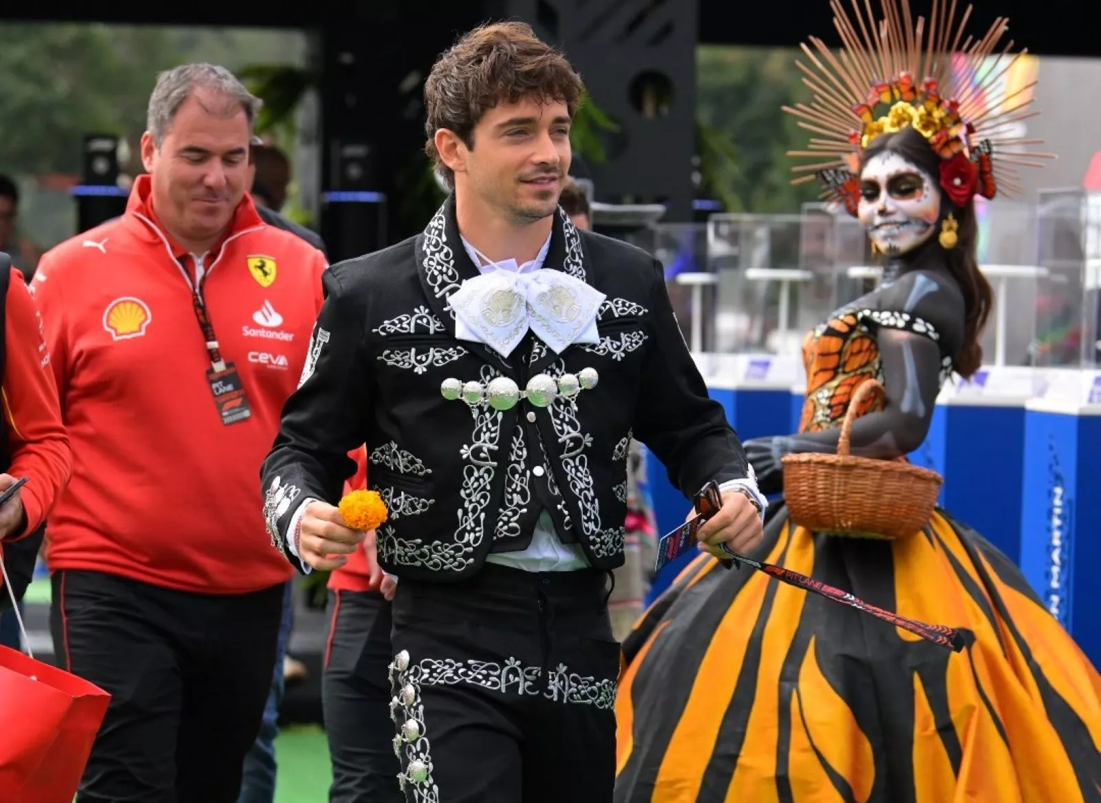 Leclerc llega al circuito de F1 de México / X GP DE MEXICO