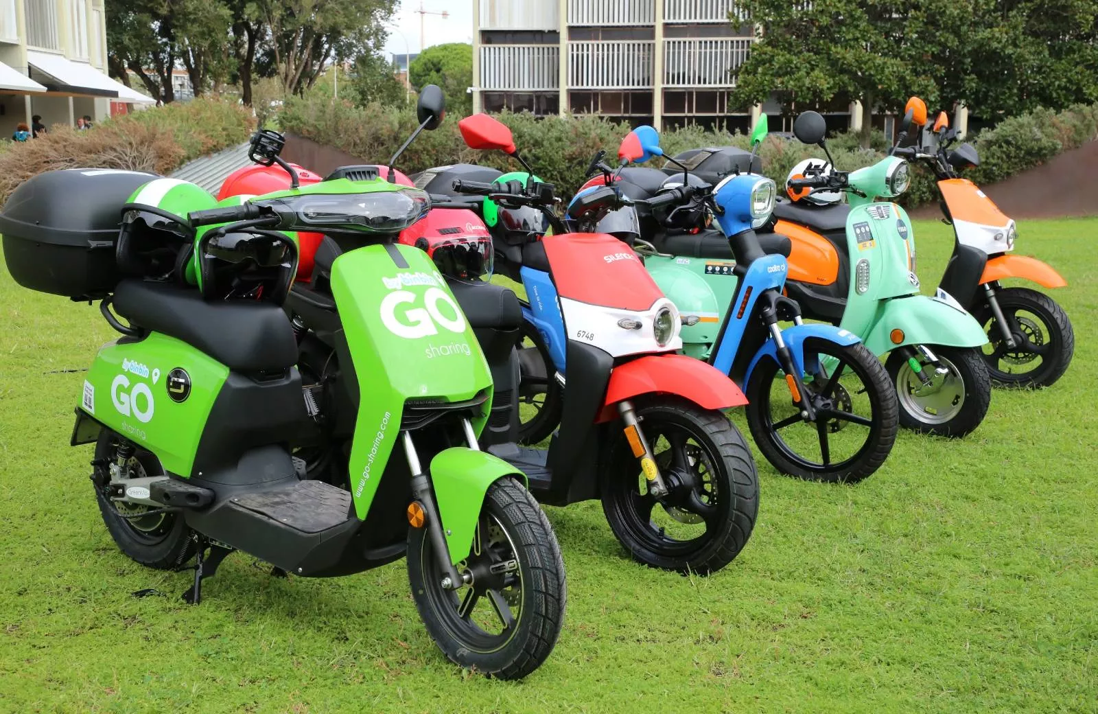 Motos de motosharing del área de Barcelona / AMB