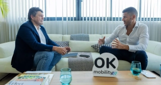 El CEO de OK Mobility con Juan Carlos Payo El CEO de OK Mobility con Juan Carlos Payo