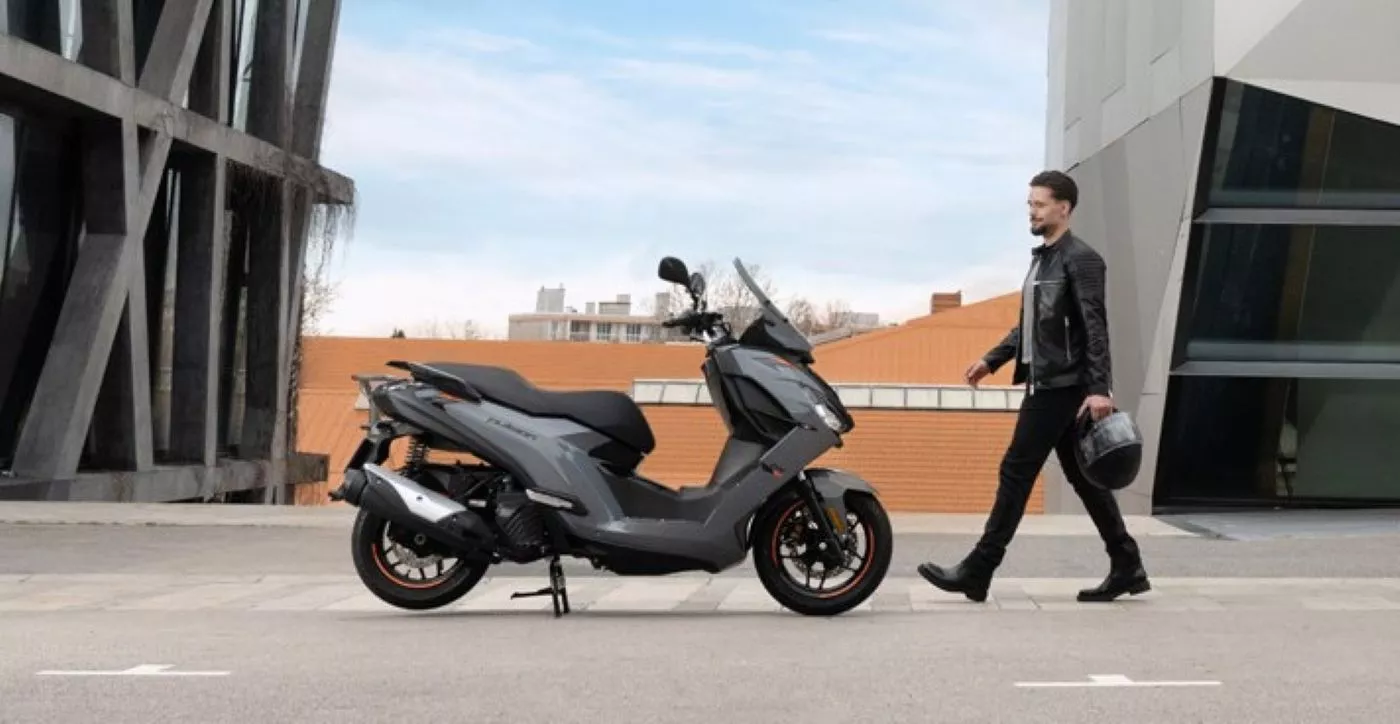 Un modelo de Peugeot Motocycles