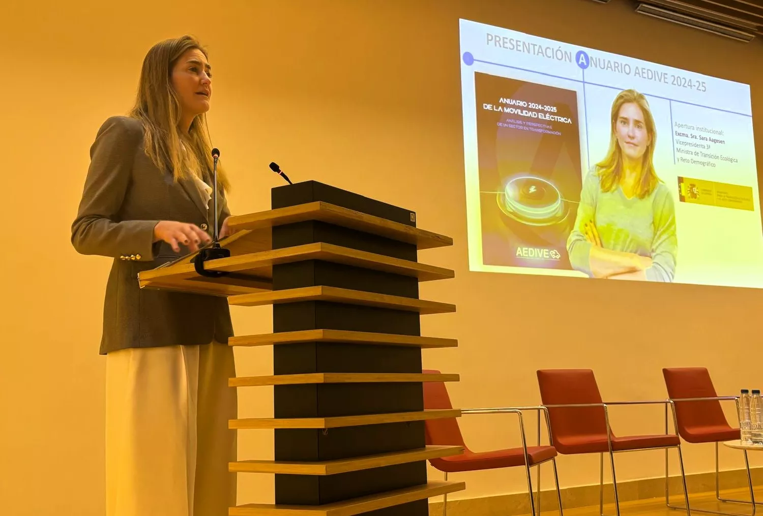 Sara Aagesen en el anuario de Aedive