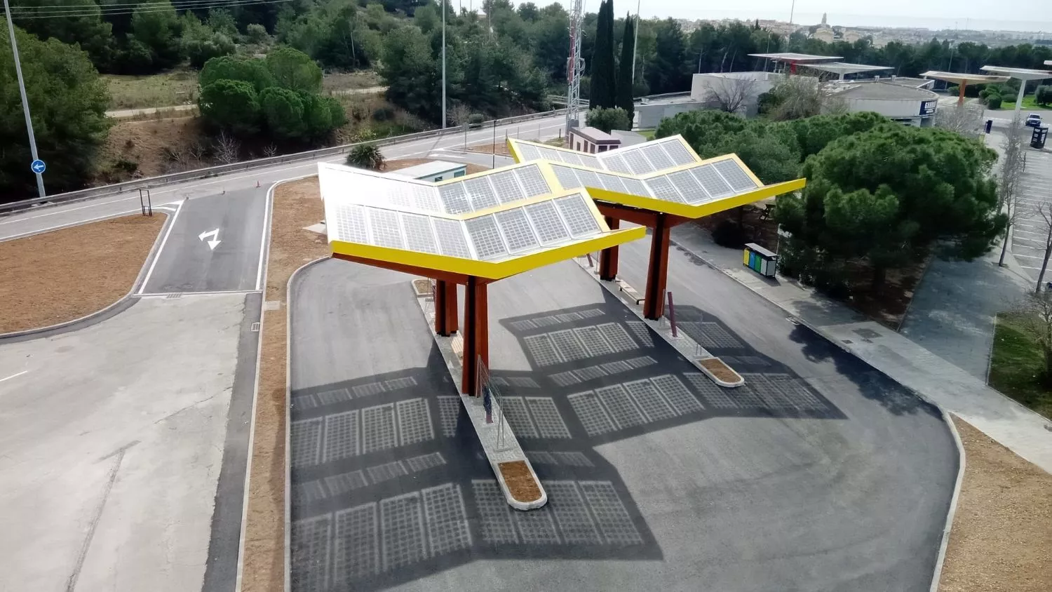 Estaciones de Fastned en El Garraf (Barcelona)